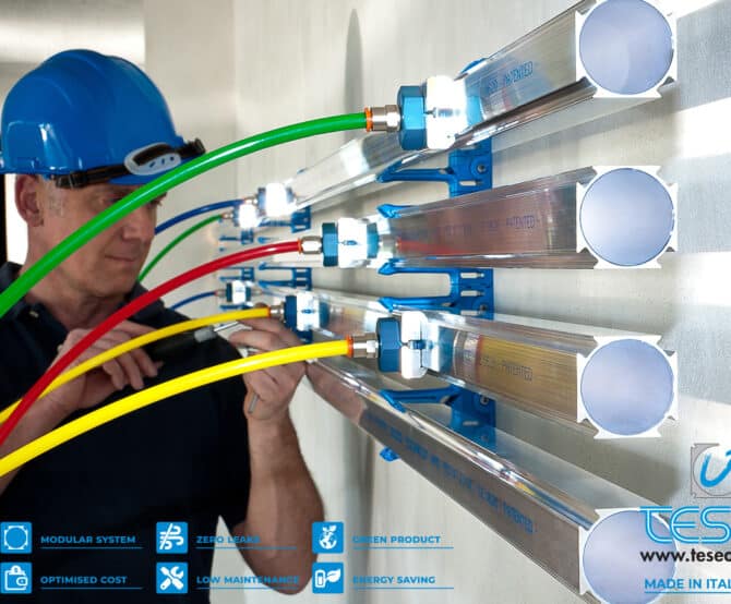 Image SPONSORED. TESEO Products For Compressed Air Distribution