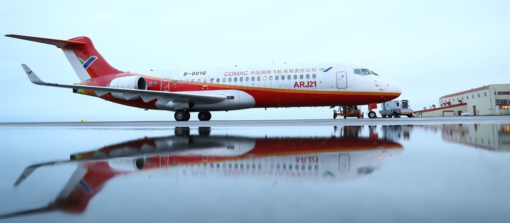 In 2008, the same year COMAC was created, the first flight of the ARJ21 took place