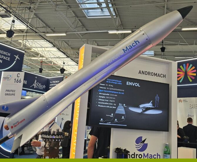 Image AndroMach: The French Startup Aiming to Democratize Access to Microgravity with a Reusable Suborbital Drone
