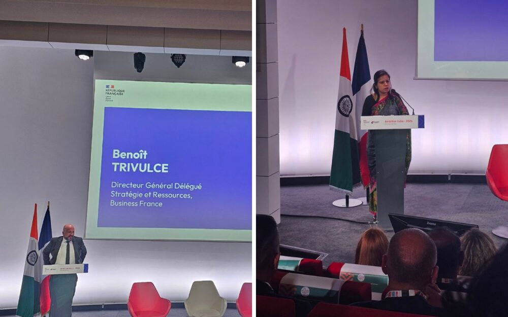 Benoît Trivulce, Deputy CEO for Strategy and Resources at Business France Eenam Gambhir, Deputy Chief of Mission at the Indian Embassy in France