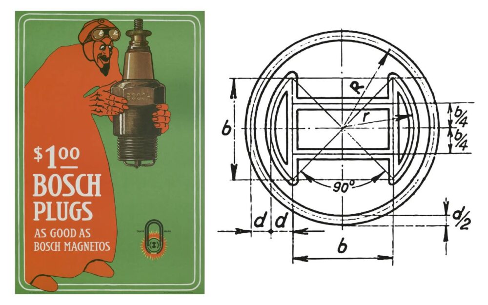 Bosch logo, from devil to rotor