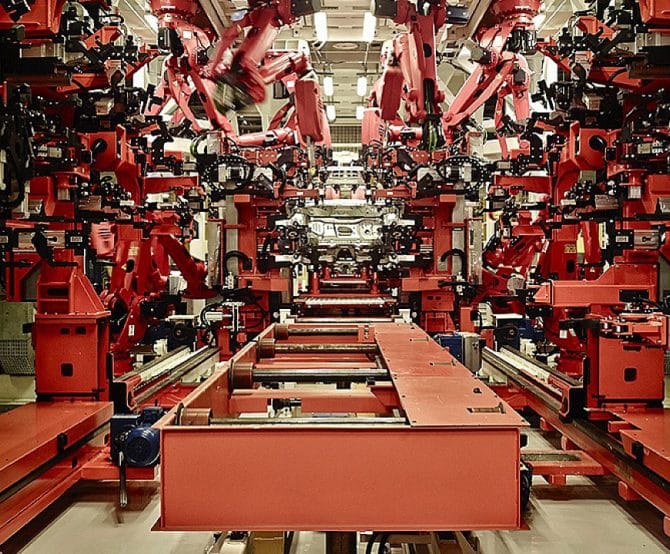 Image Chrysler and the 700-Robot Butterfly System