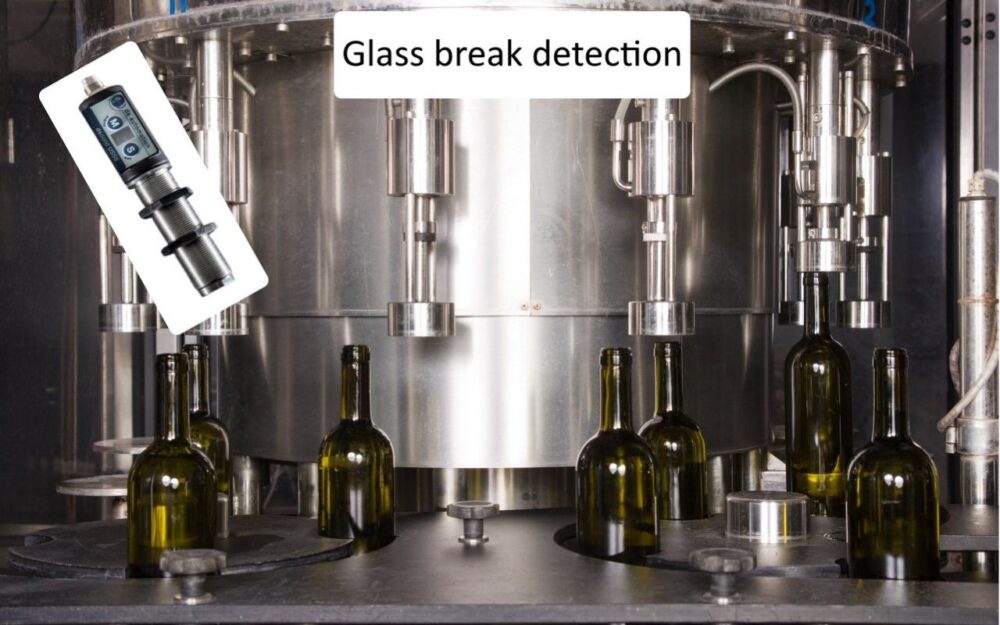 Glass breakage detection with airborne sound sensor dsound® USS5-LS (DS Automation)