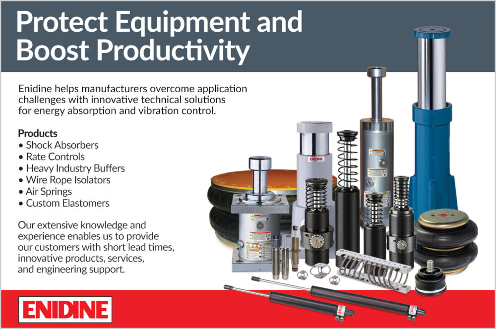 How Enidine’s Solutions Help Manufacturers Protect Equipment and Boost Productivity