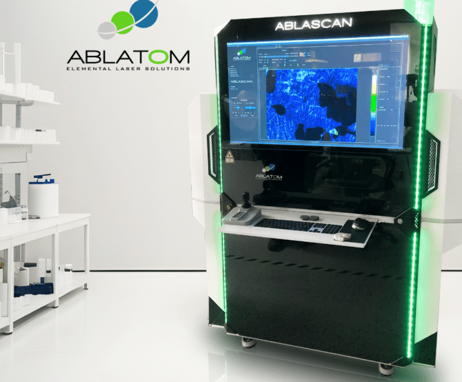 Image CES 2025: ABLASCAN,The Smart Scanner that Identifies Atoms at the Speed of Light