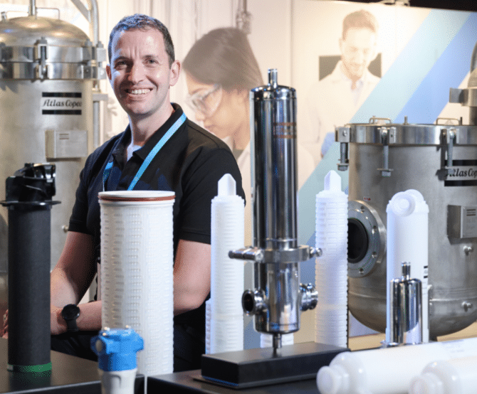 Image Atlas Copco: Venturing Beyond Compressors into Process Filtration Systems
