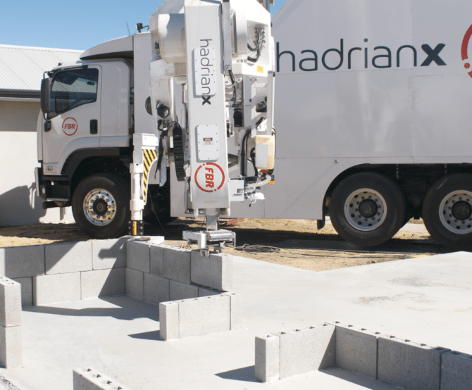 Image With Its Robotic Bricklayer, Fastbrick Robotics Promises to Build a House in Just 2 Days