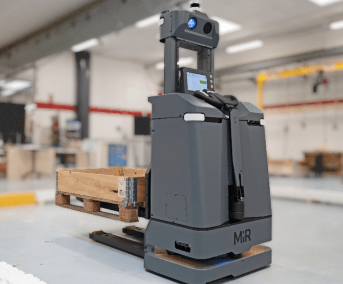Image MiR Unveils MiR1200 Pallet Jack and Aims to Revolutionize Pallet Handling with AI Power