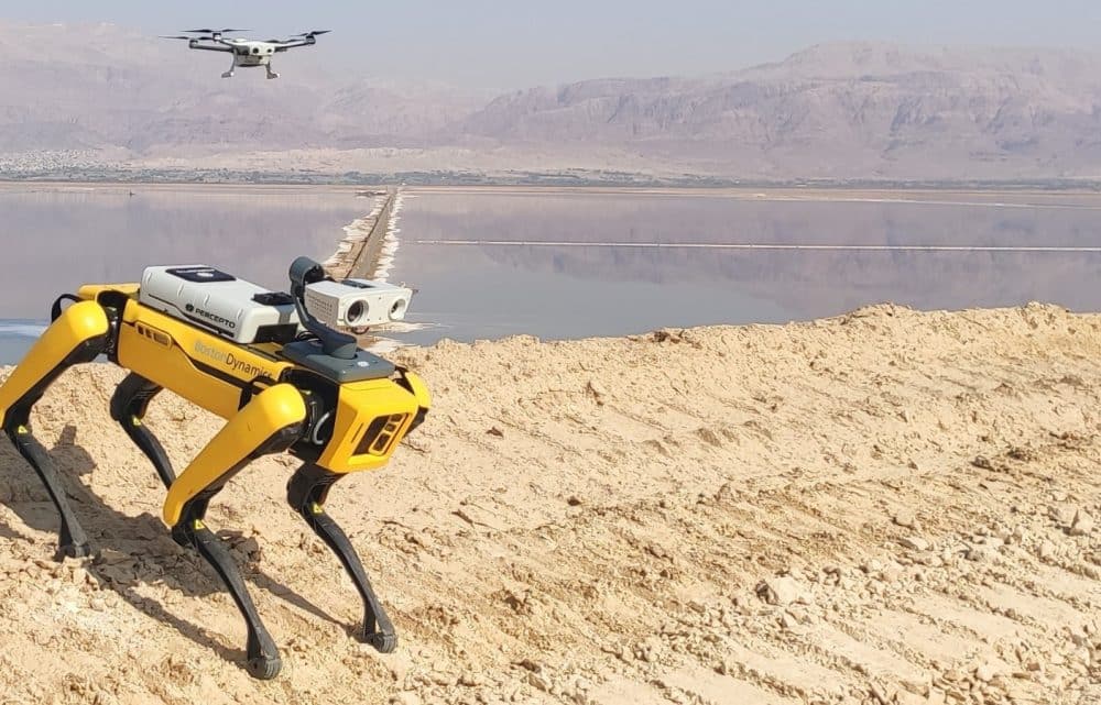 Image Drone Manufacturer Percepto Secures $45M Investment and Integrates With Boston Dynamics’ Spot