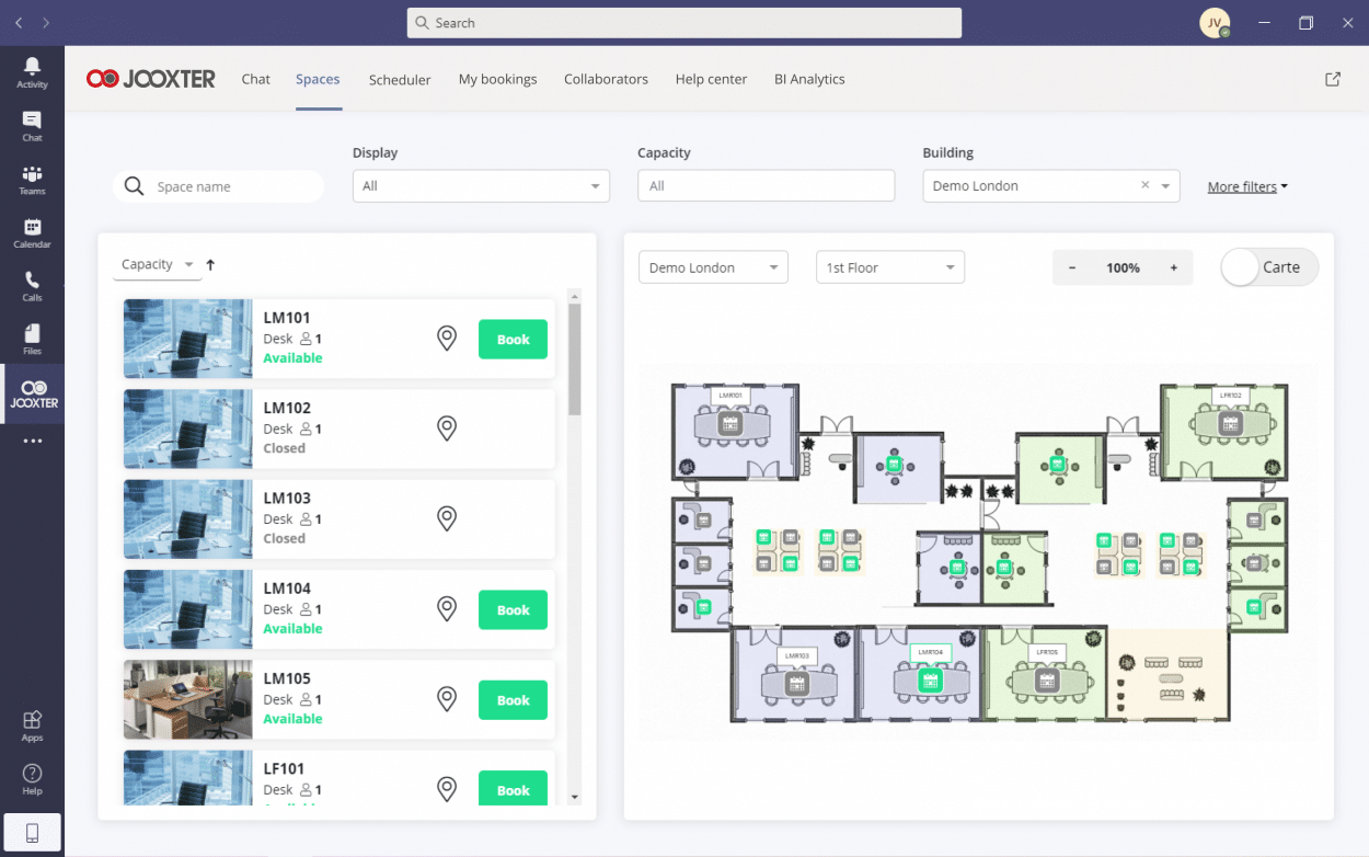 Based on a SaaS model, the platform optimizes office space through data analysis.