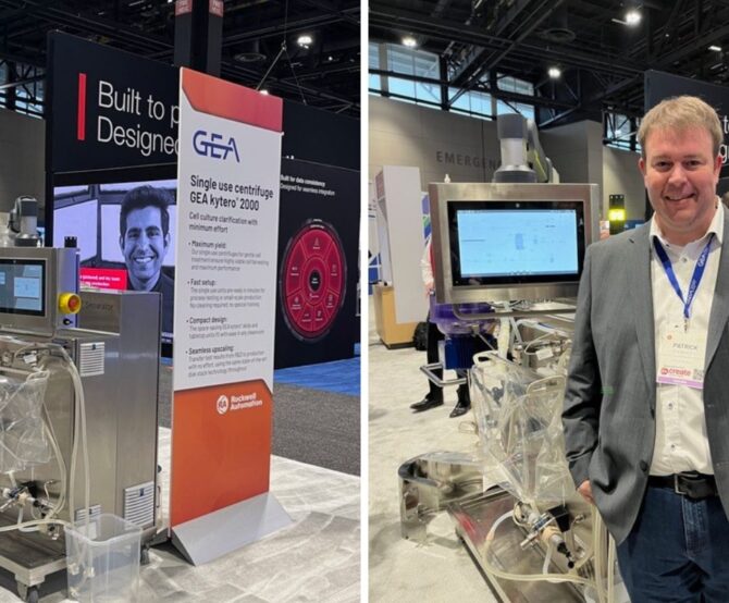 Image Automation Fair 2025. GEA Showcases Kytero 2000 Single-Use Separator — Now Fully Compatible with Rockwell Automation Systems