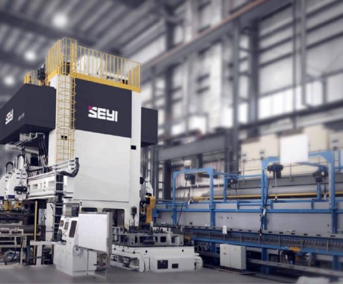 Image SPONSORED. SEYI Servo Press Optimizes Stamping Process (by SEYI)