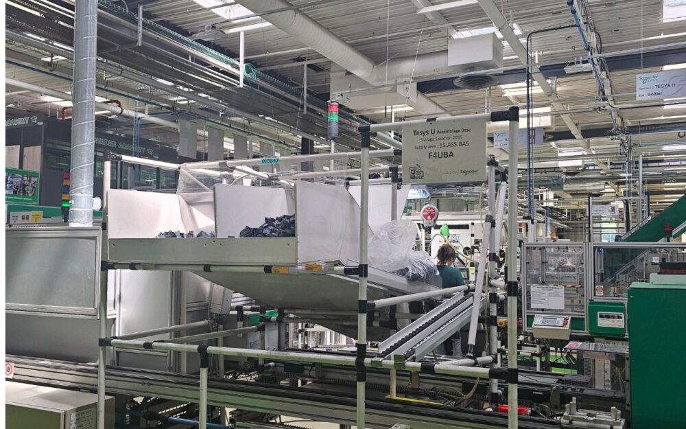 TeSys electrical contactors manufacturing line