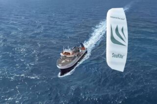 Image Beyond the Sea: Harnessing the Wind to Decarbonize Maritime Shipping