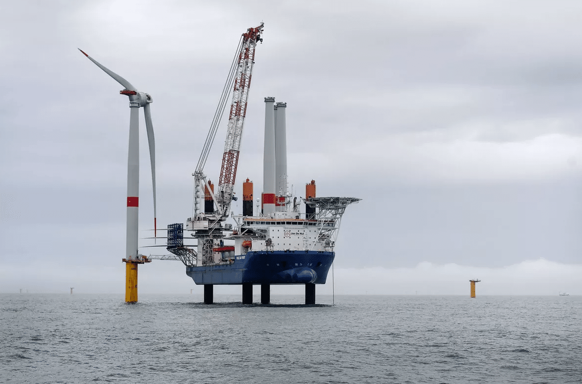 France’s First Offshore Wind Turbine Installed off Saint-Nazaire