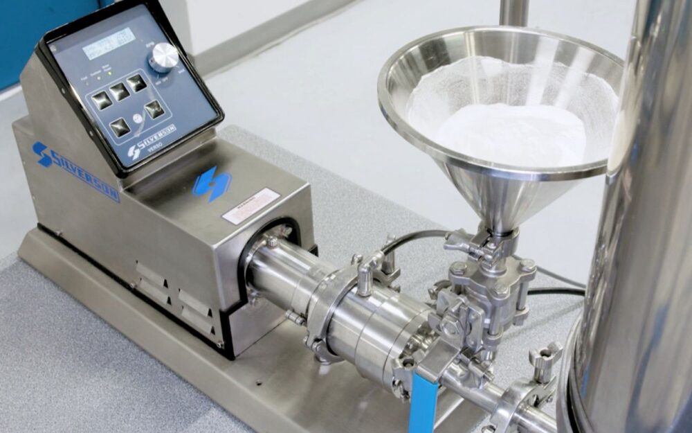 Silverson-powder-liquid-lab-mixer