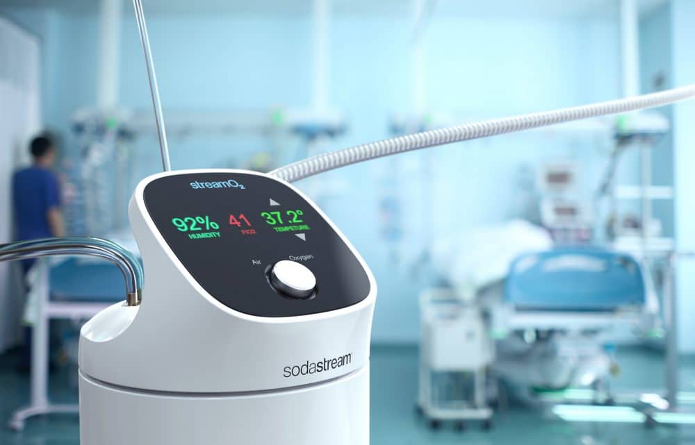 Image Streamo2: SodaStream’s Respiratory Device for COVID-19 Patients