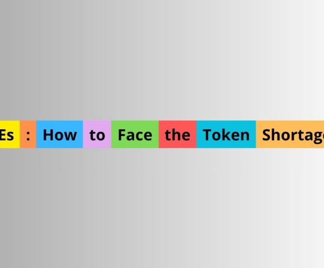 Image SMEs: How to Face the Token Shortage?