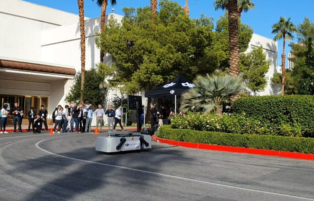 Image At AirWorks Las Vegas, DJI Showcased Their New Dock Solution For M30 Drones
