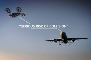 Image Drones vs. Airplanes: How to Simulate Collisions